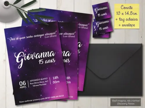 Convite Aniversário 15 Anos