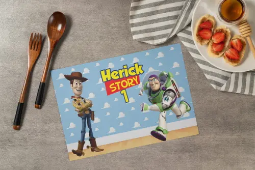 Jogo Americano Toy Story (descartável)