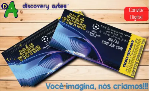 Convite Ingresso Digital Champions League