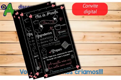 Convite Digital Chá de Panela