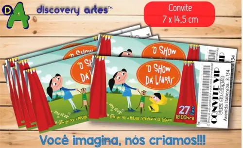 Convite Ingresso Show da Luna