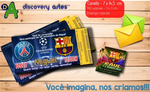 Convite Ingresso Champions League