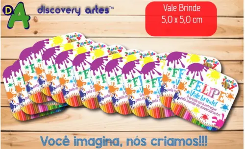 Vale Brinde Pintando o 7 Aquarela