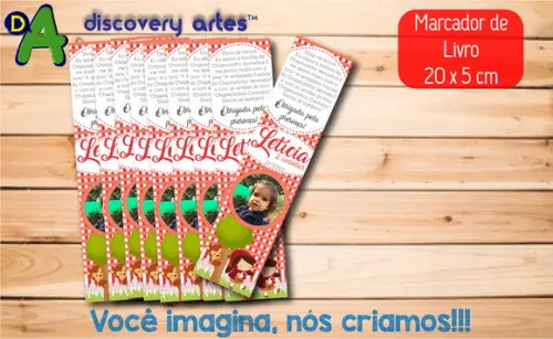 Marcador de Livro Chapeuzinho Vermelho