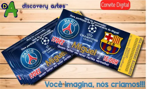 Convite Ingresso Digital Champions League