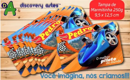 Tampa de Marmitinha Hot Wheels