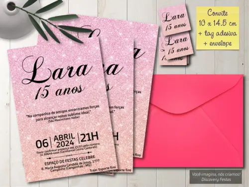 Convite Aniversário 15 Anos