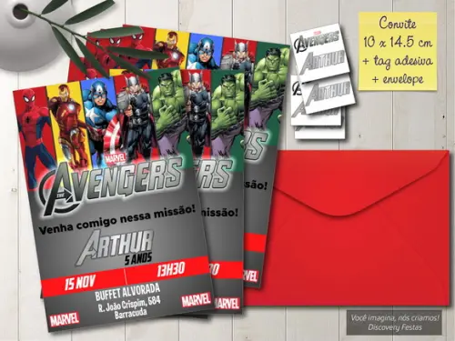 Convite os Vingadores
