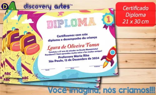 Diploma Certificado Infantil