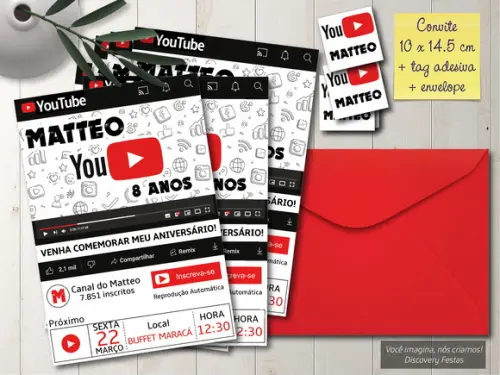 Convite Youtube