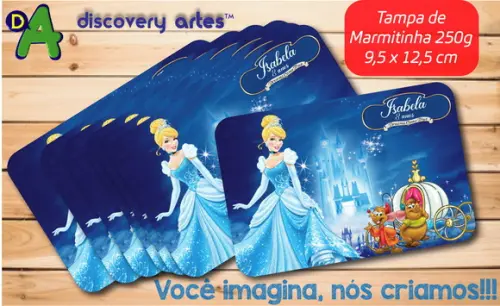 Tampa de Marmitinha Cinderela