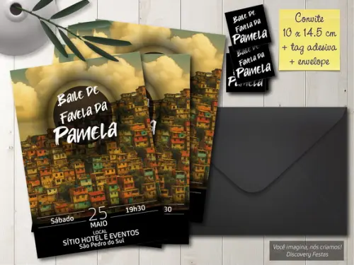 Convite Baile de Favela