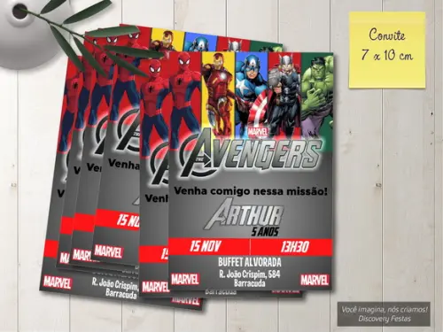 Convite os Vingadores