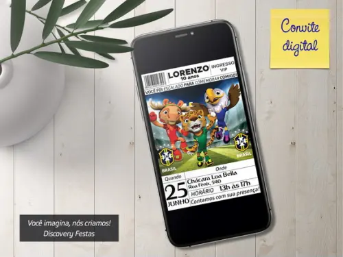 Convite Digital Copa 2026