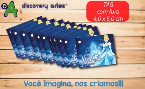 Tag com Furo Cinderela
