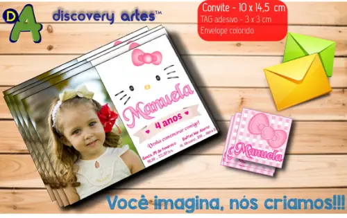 Convite Hello Kitty