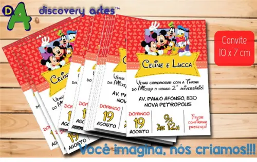 Convite Mickey