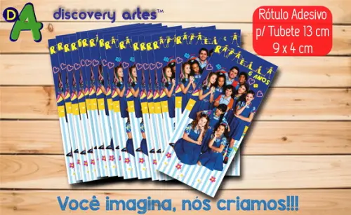 Rótulo Adesivo Tubete Chiquititas