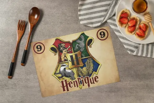 Jogo Americano Harry Potter (descartável)