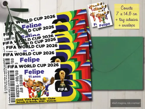 Convite Ingresso Copa 2026
