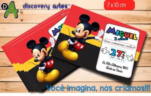 Convite Mickey