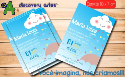 Convite Chuva de Amor