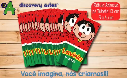 Rótulo Adesivo Tubete Magali