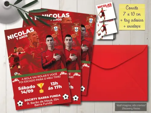 Convite Cristiano Ronaldo