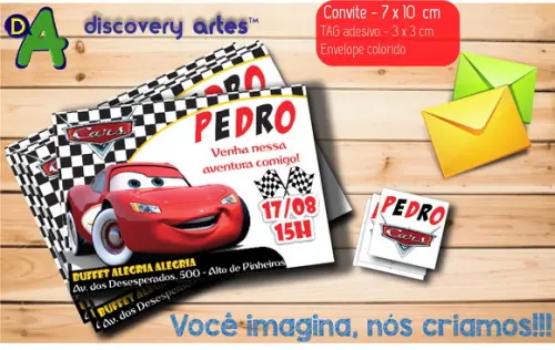 Convite Carros