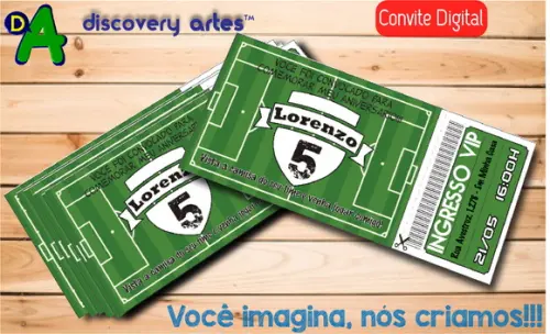 Convite Ingresso Digital Futebol