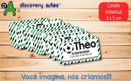 Convite Individual Futebol