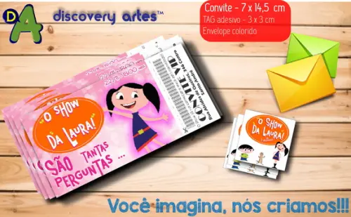 Convite Ingresso Show da Luna Rosa