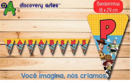 Bandeirinhas Toy Story