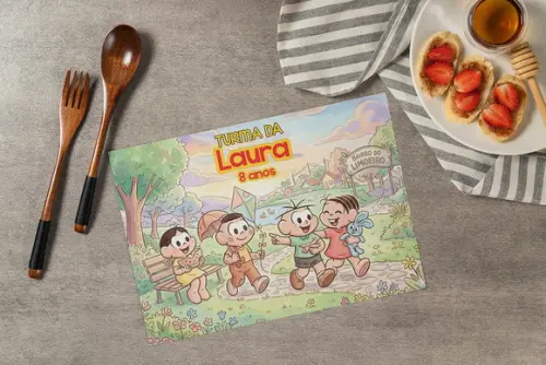 Jogo Americano Turma da Monica (descartável)