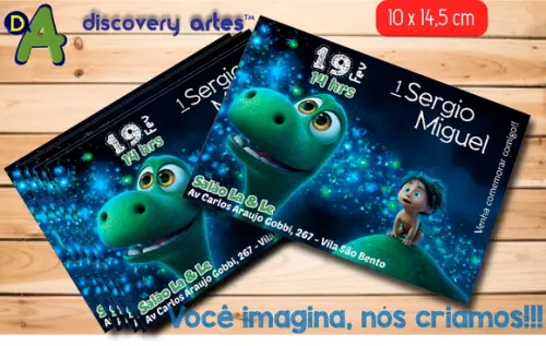 Convite O Bom Dinossauro
