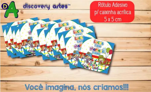 Rótulo Adesivo caixinha Patati Patata