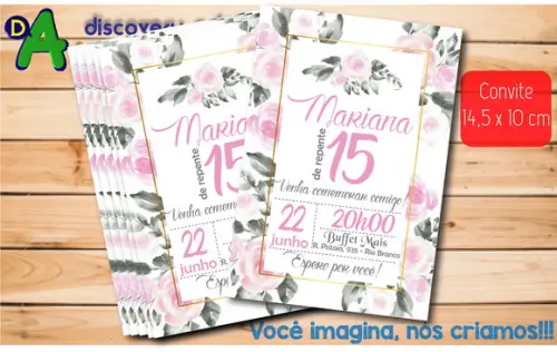 Convite Aniversário 15 Anos