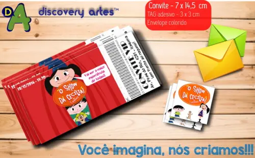 Convite Ingresso Show da Luna