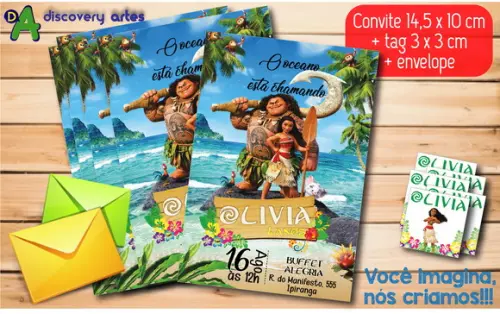 Convite Moana