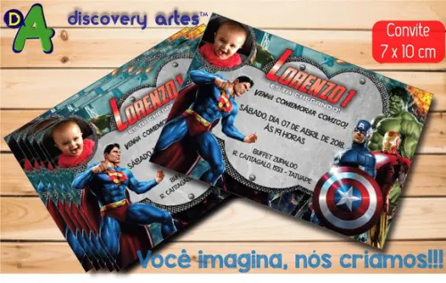 Convite Super Herois