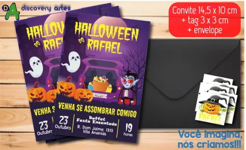 Convite Festa Halloween