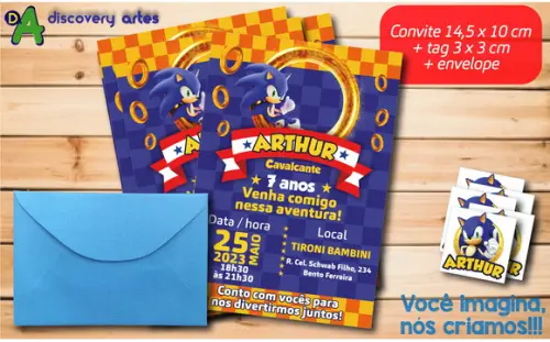 Convite Sonic