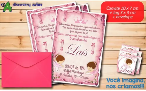 Convite Bailarina