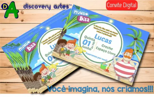 Convite Digital Mundo Bita