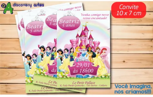 Convite Princesas