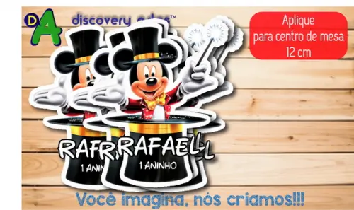 Aplique Mickey Mágico