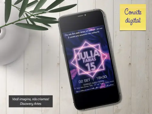 Convite Digital Debutante Euphoria