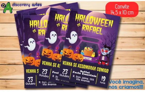 Convite Festa Halloween