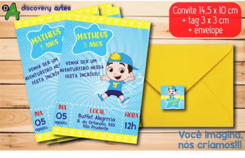 Convite Luccas Neto