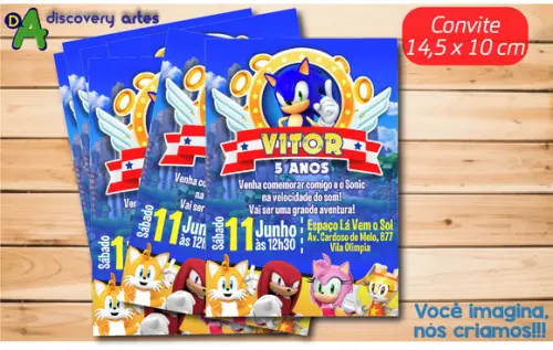 Convite Sonic